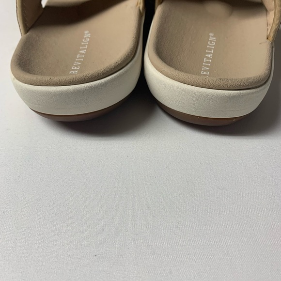 Revitalign Kholo Tan Slide Comfort Bed Sandals Size 8 - Picture 2 of 8